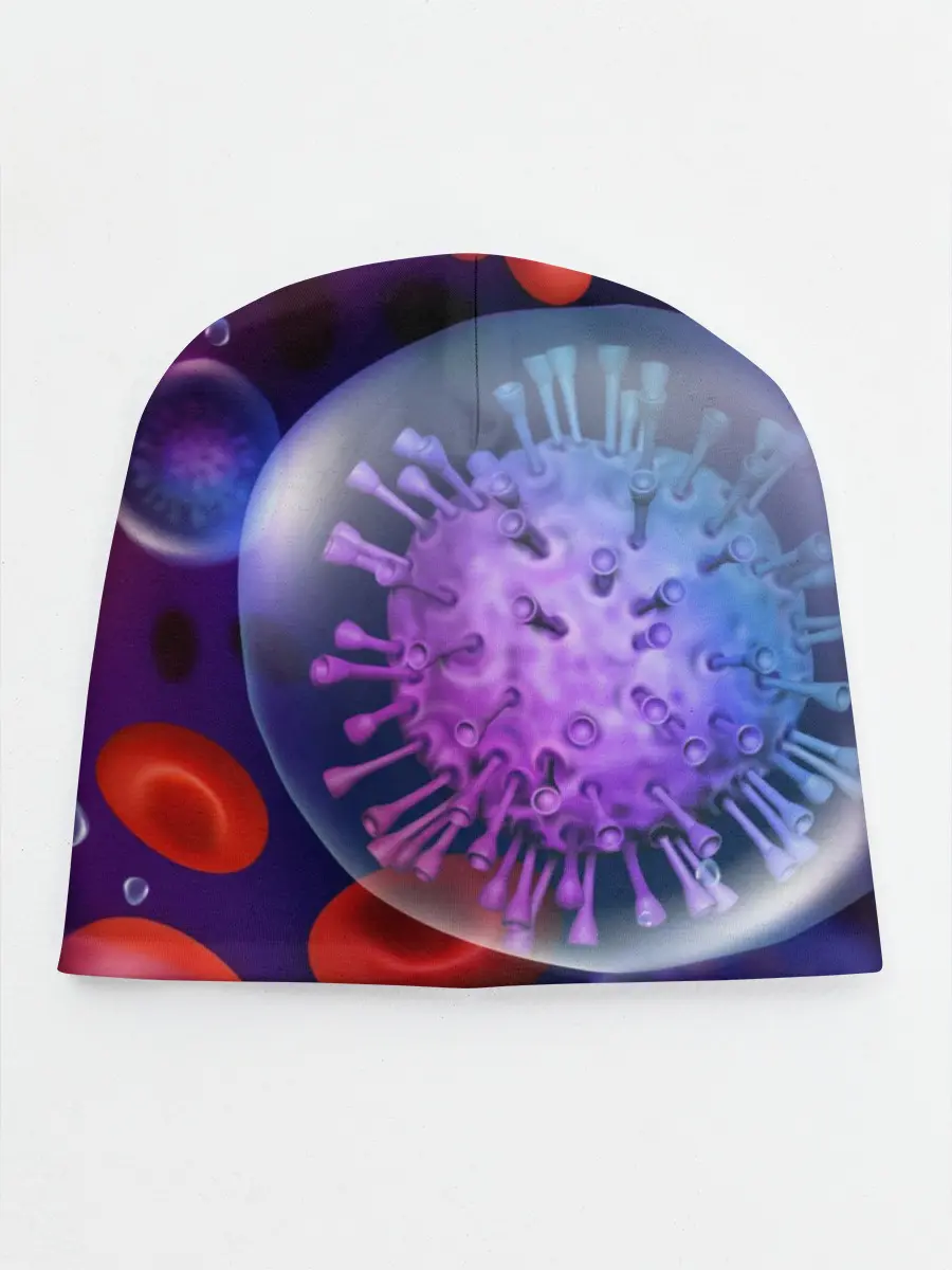 Детская шапка / Лейкоциты и клетка