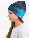 Детская шапка / Рисованный Космос