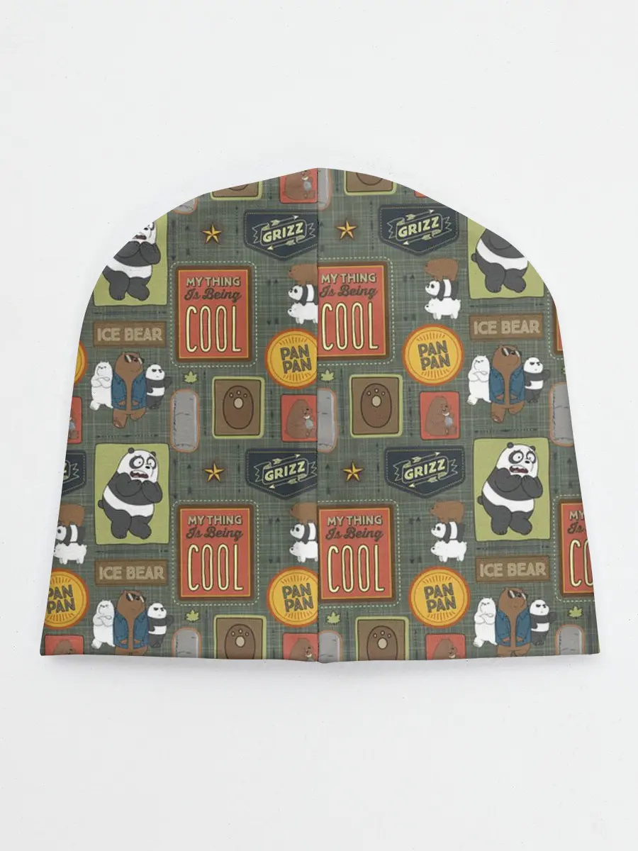 Детская шапка / Клевые медведи