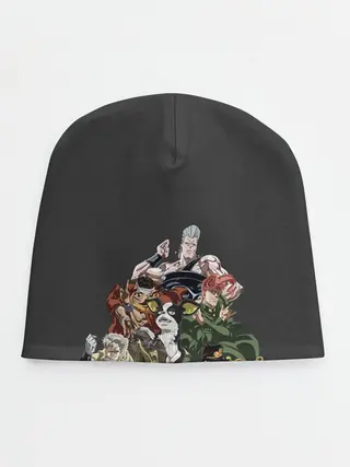 Детская шапка / Герои JoJo на сером