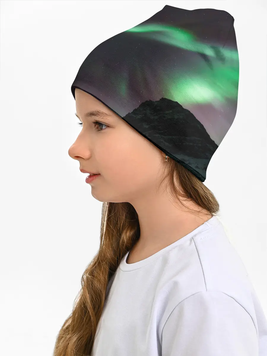 Детская шапка / Северное сияние