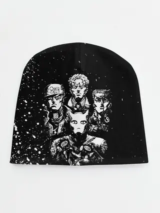 Детская шапка / Джоджо чернобелые герои