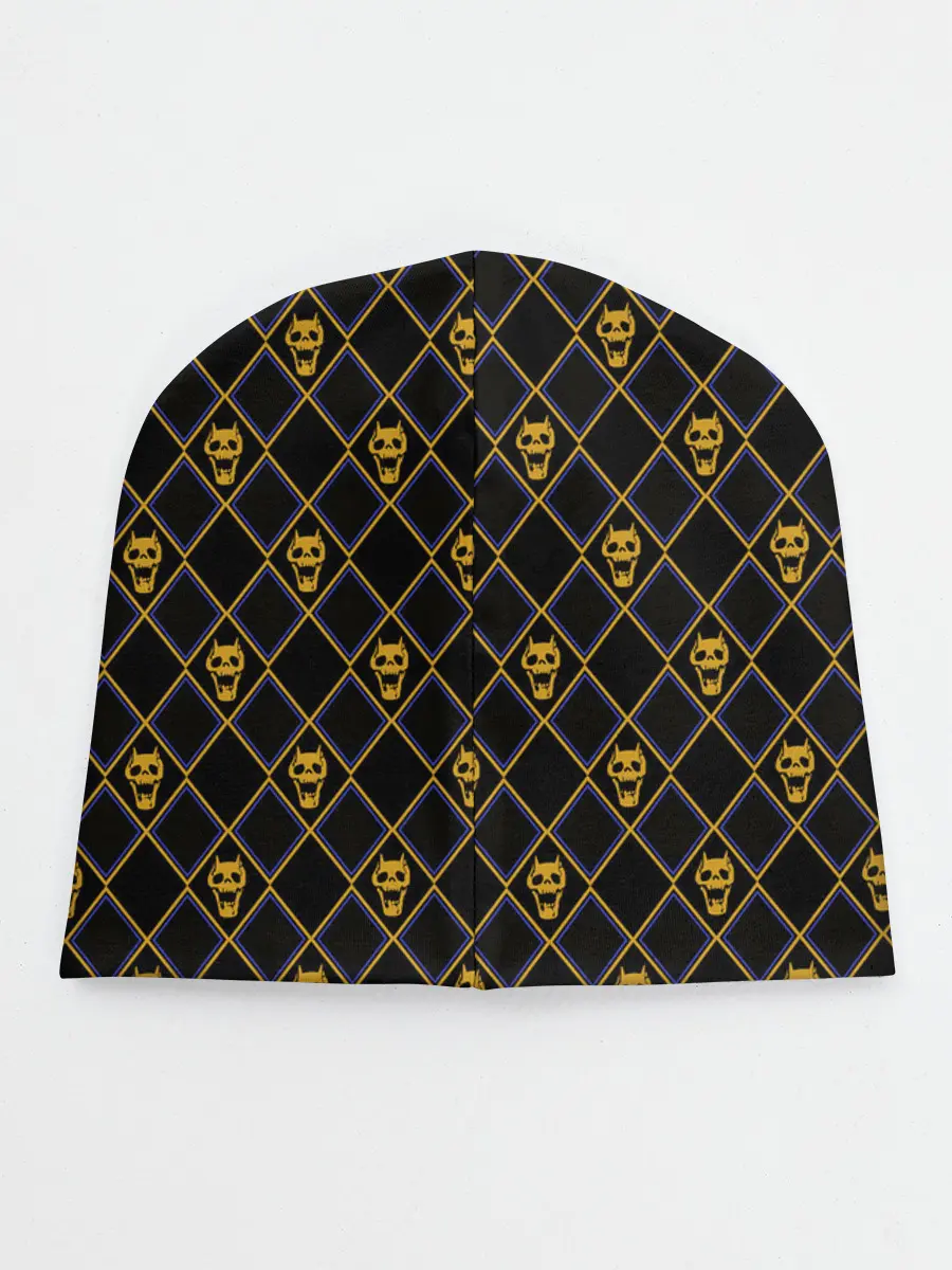 Детская шапка / KILLER QUEEN желтый паттерн