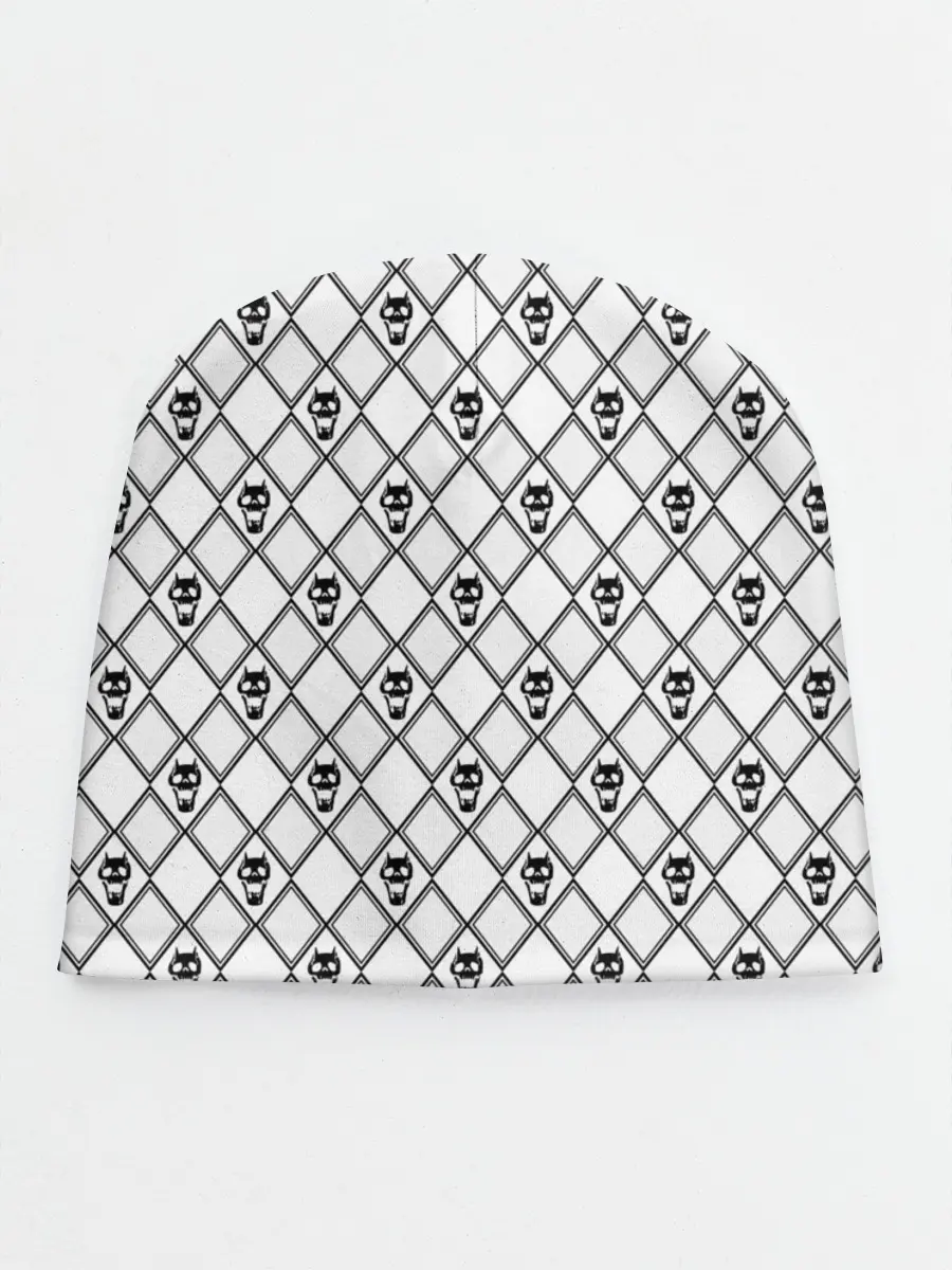 Детская шапка / KILLER QUEEN белый паттерн