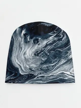 Детская шапка / Темные холодные краски