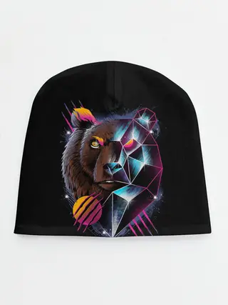 Детская шапка / RETRO CYBER BEAR