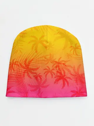 Детская шапка / РЕТРО ПАЛЬМЫ