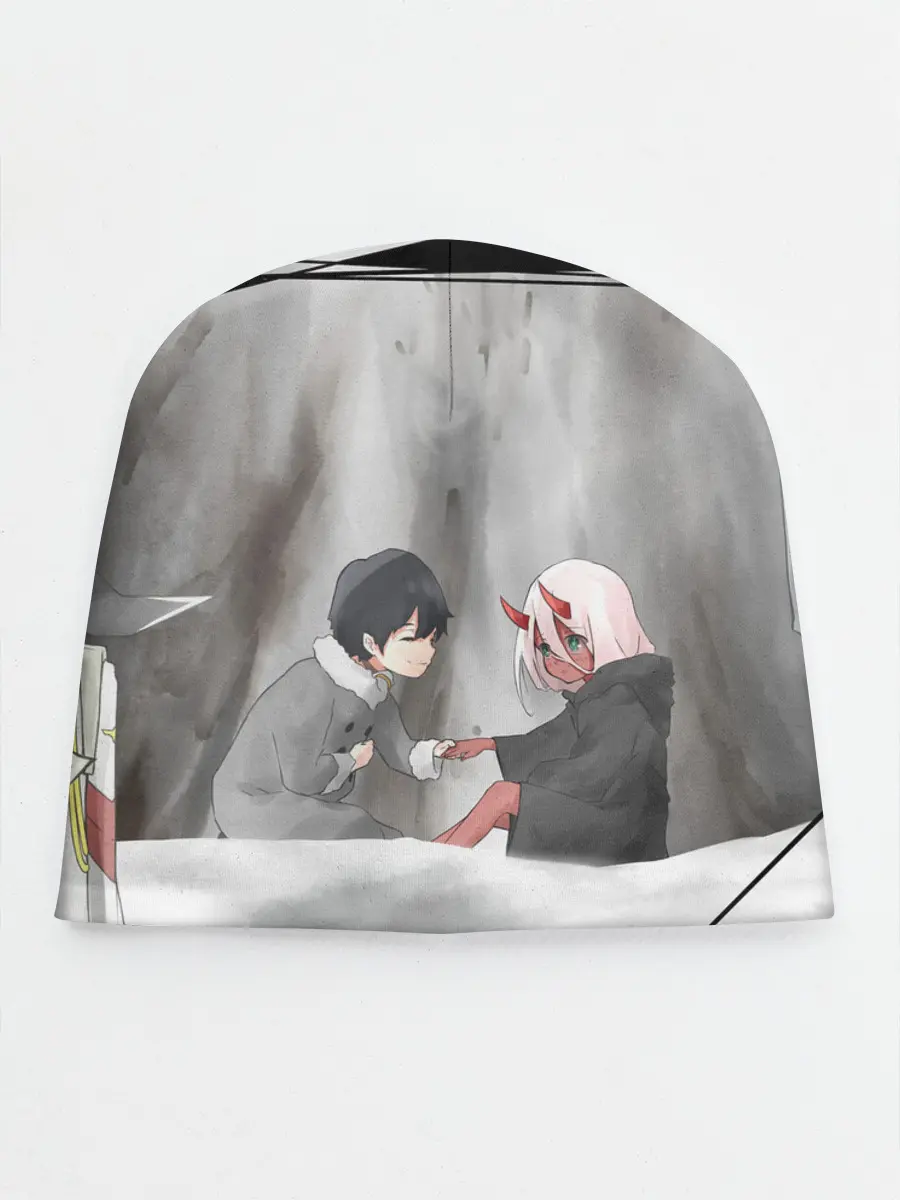 Детская шапка / ноль два перевертыш