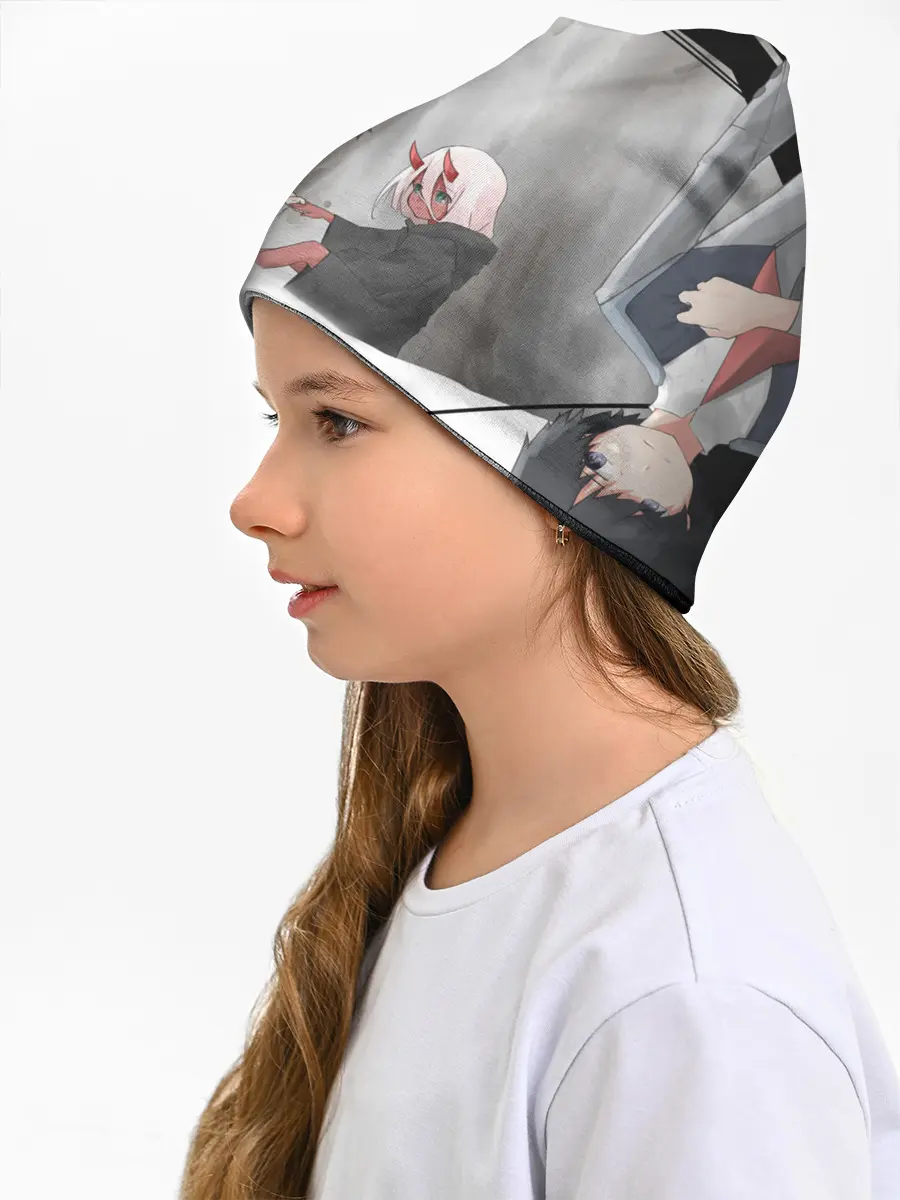 Детская шапка / ноль два перевертыш