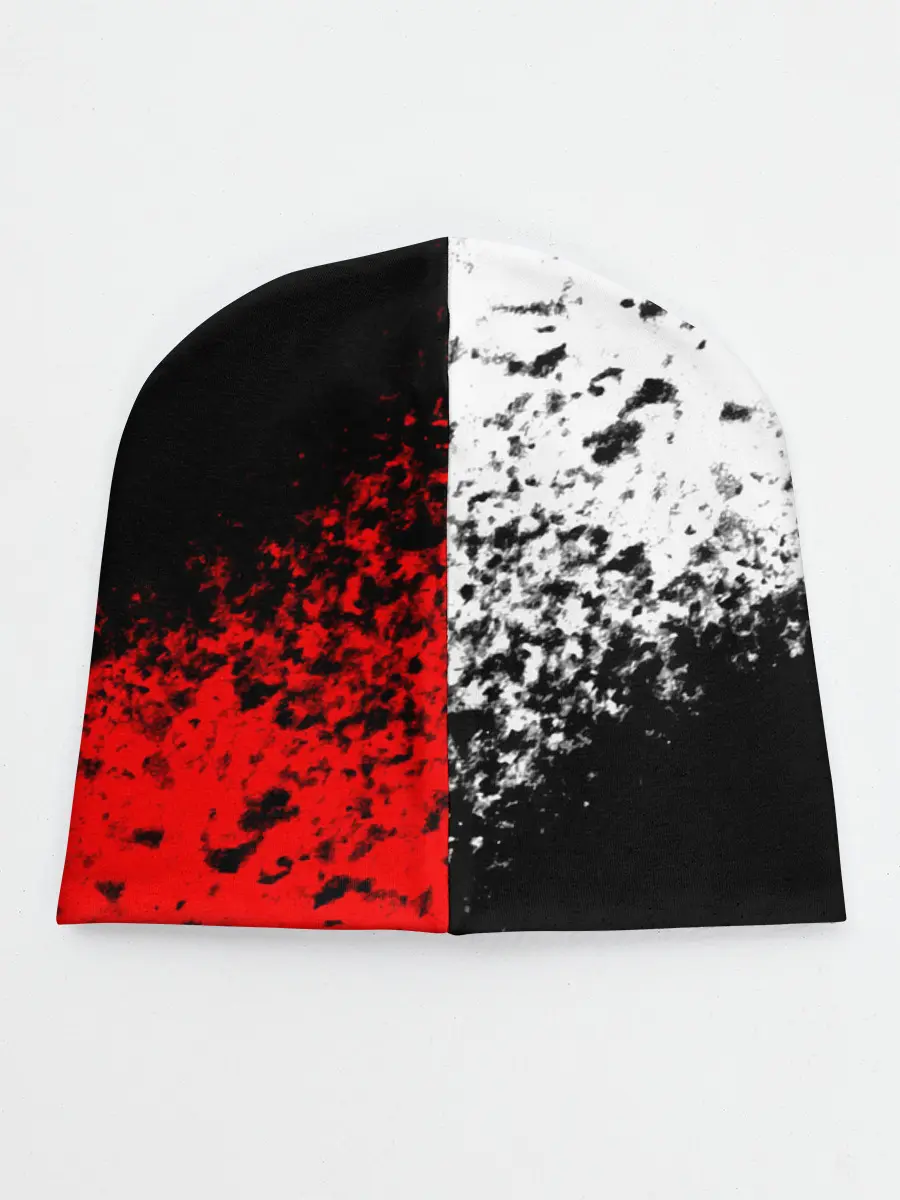 Детская шапка / Оверлорд лого краснобелый