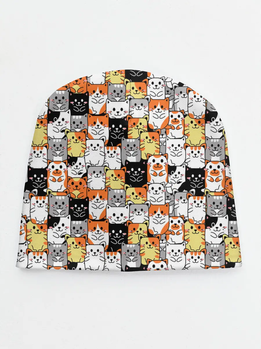 Детская шапка / Котики