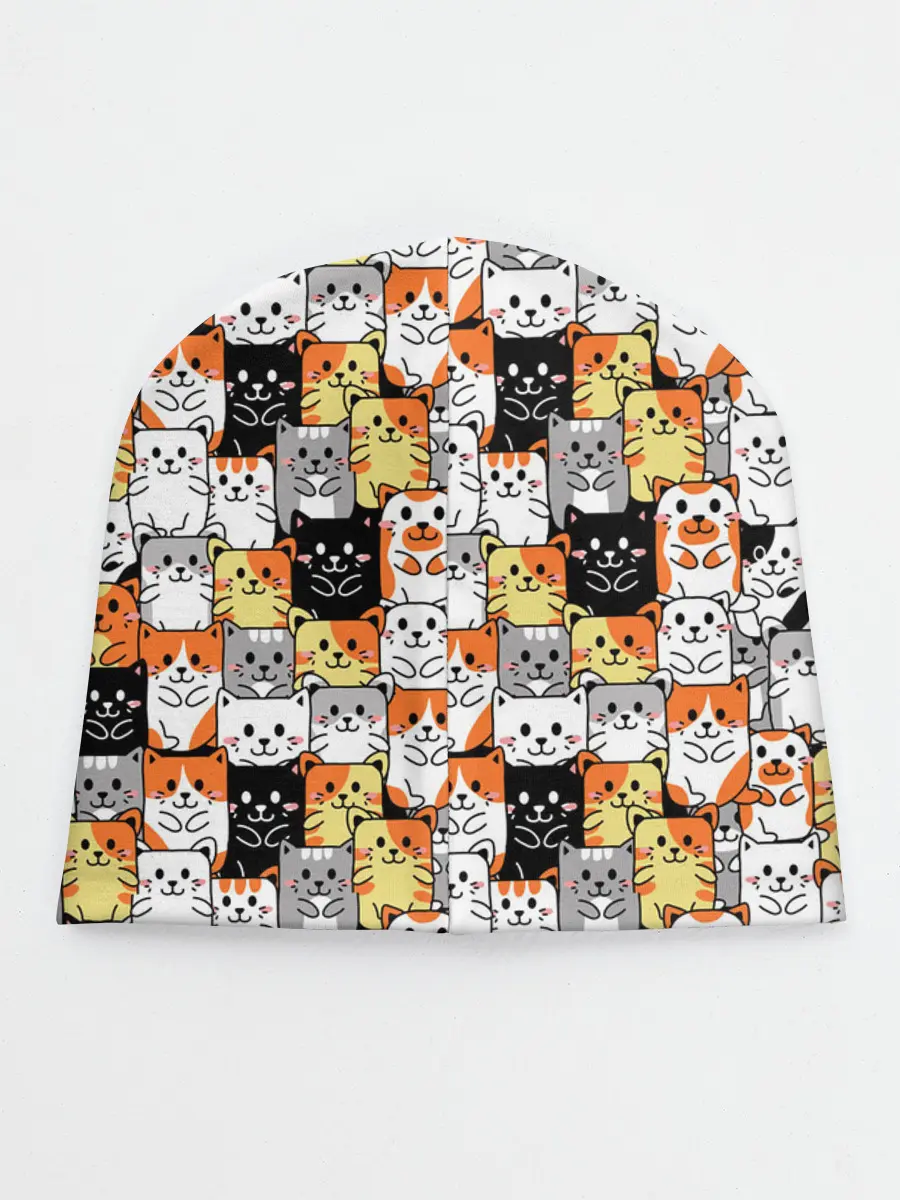 Детская шапка / Котики