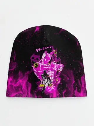 Детская шапка / KILLER QUEEN розовое пламя