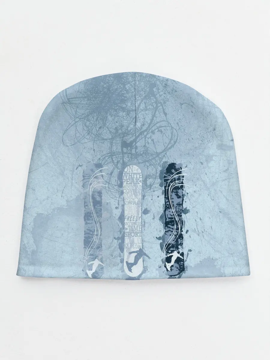 Детская шапка / три сноуборда