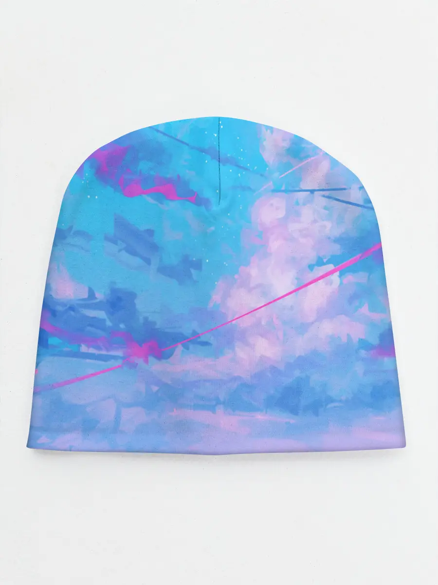 Детская шапка / РОЗОВЫЕ ОБЛАКА