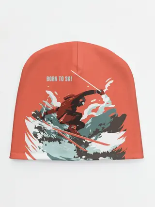 Детская шапка / BORN TO SKI