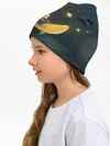 Детская шапка / Девушка и кит в облаках