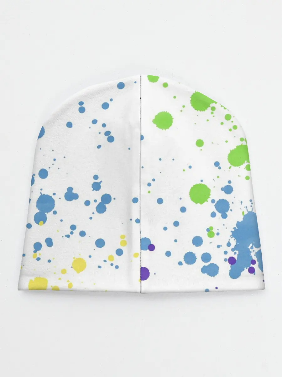 Детская шапка / Jojo зеленые пятна