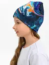 Детская шапка / Волны красок
