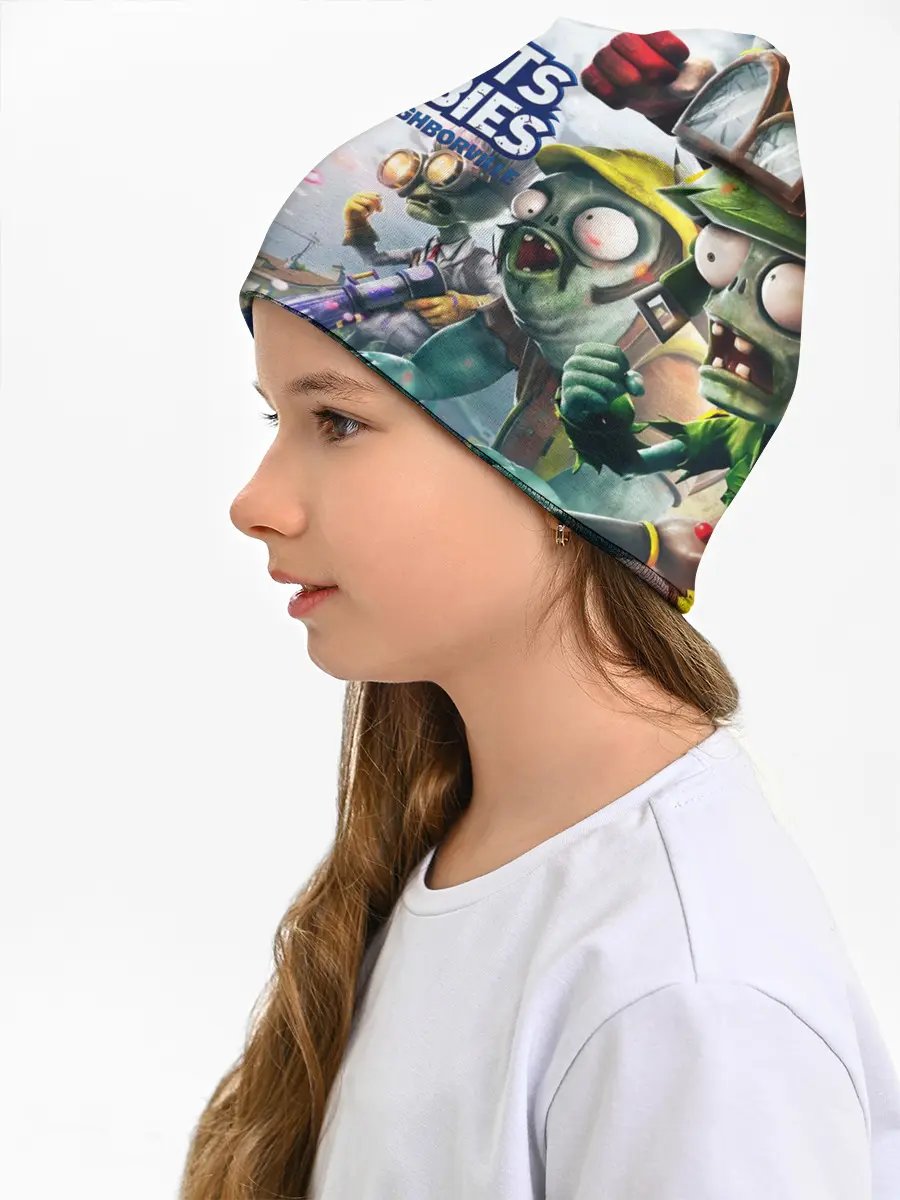 Детская шапка / Plants vs Zombies.