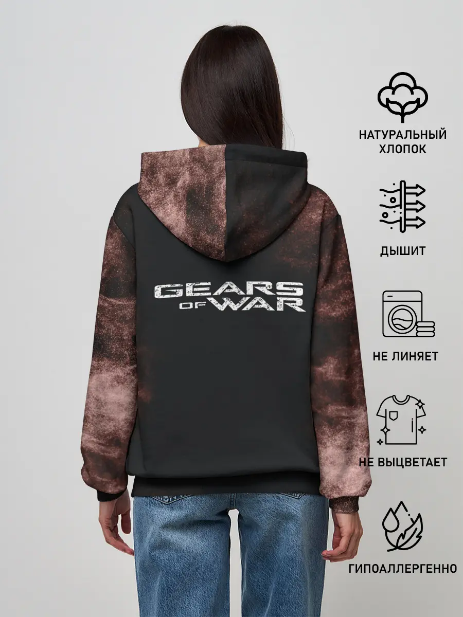 Женское худи / NPC | ШЕСТЕРЕНКИ | ЛОГО