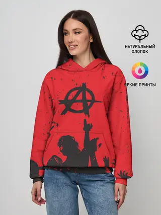 Женское худи / АНАРХИЯ | СВОБОДА