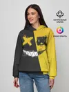 Женское худи / Yellow and Black Emoji