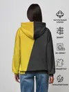 Женское худи / Yellow and Black Emoji