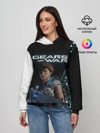 Женское худи / GEARS OF WAR | ШЕСТЕРЕНКИ