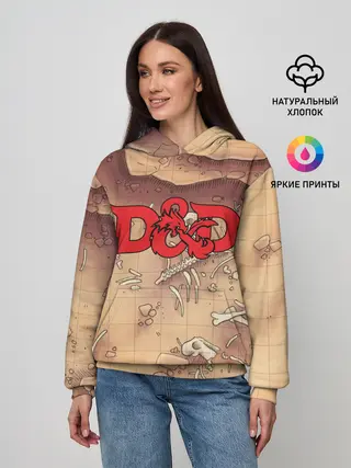 Женское худи / Dungeons and Dragons | D&D