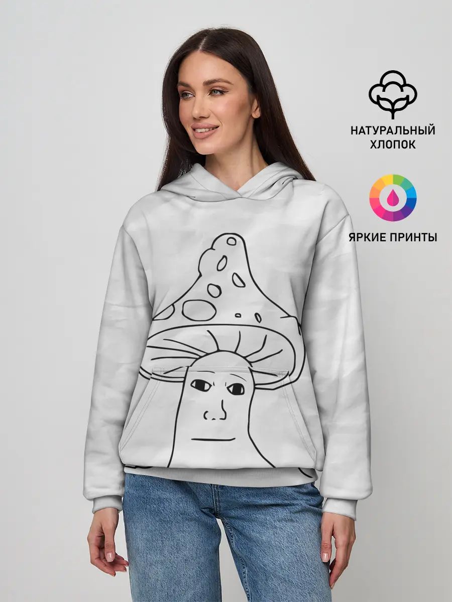 Женское худи / Шрумджек | Shroomjak | Мем