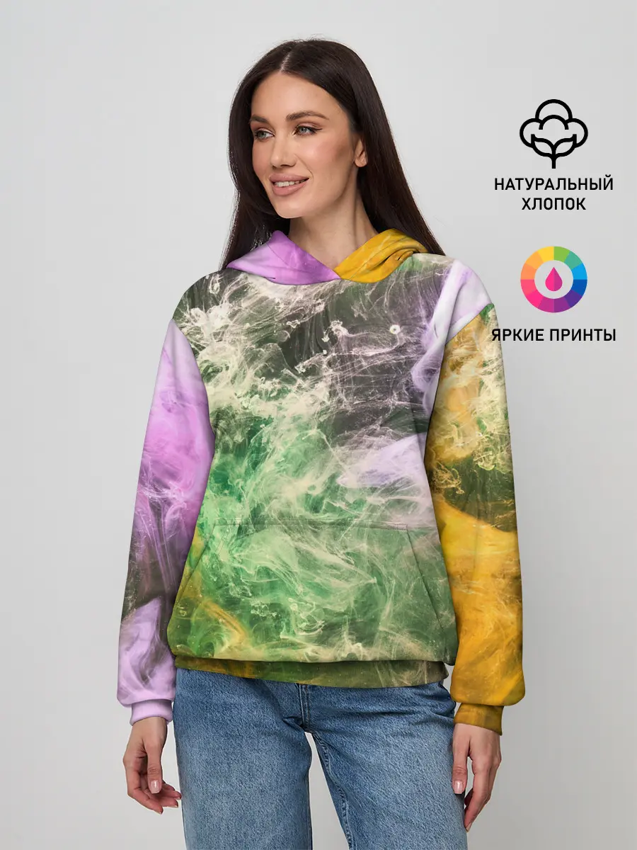 Женское худи / ДЫМ | SMOKE