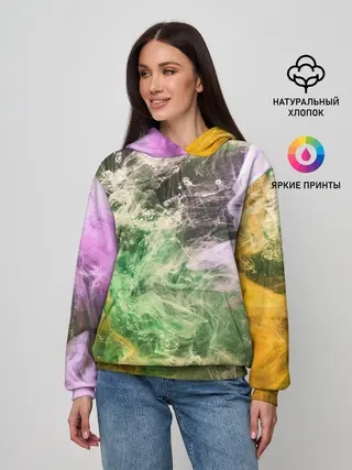 Женское худи / ДЫМ | SMOKE