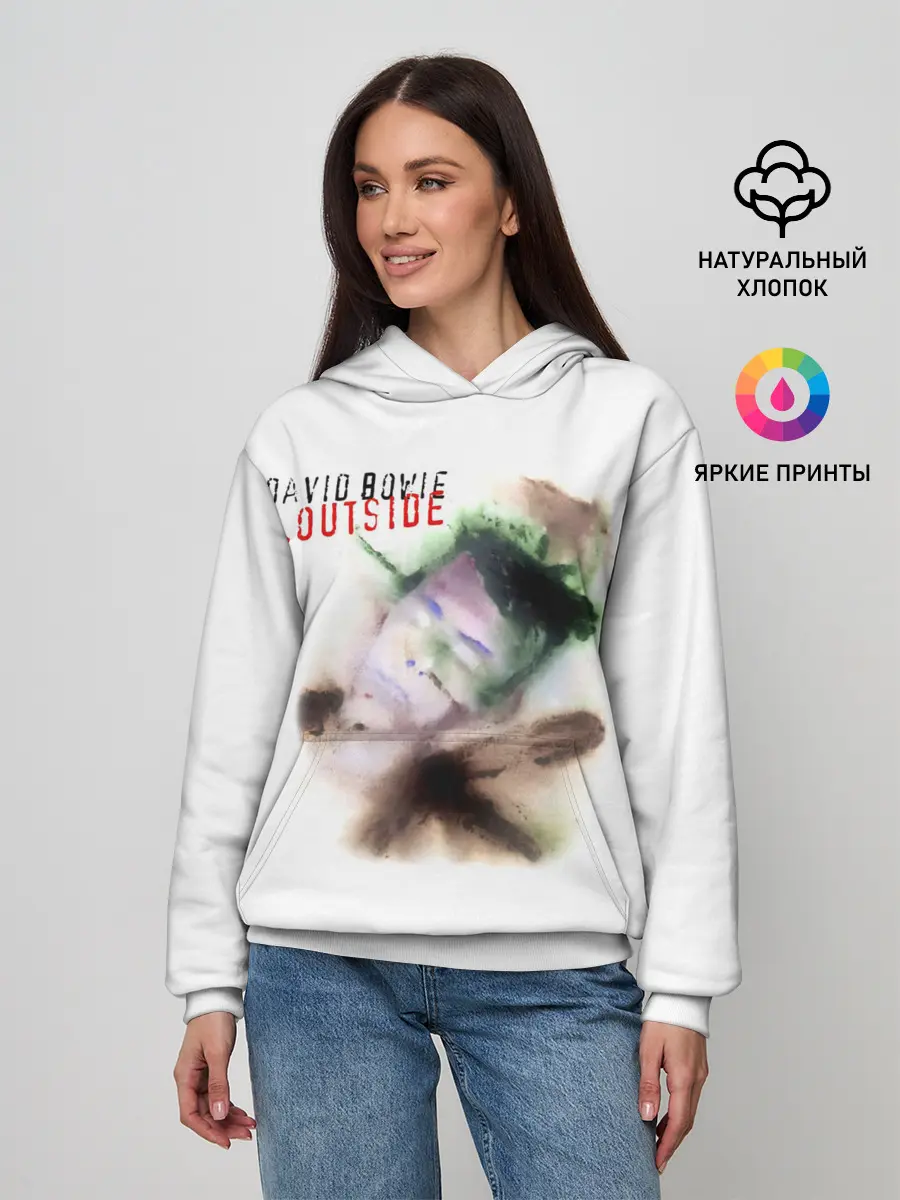 Женское худи / Outside - David Bowie