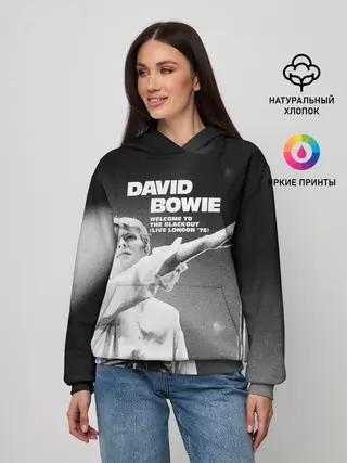 Женское худи / Welcome to the Blackout - David Bowie