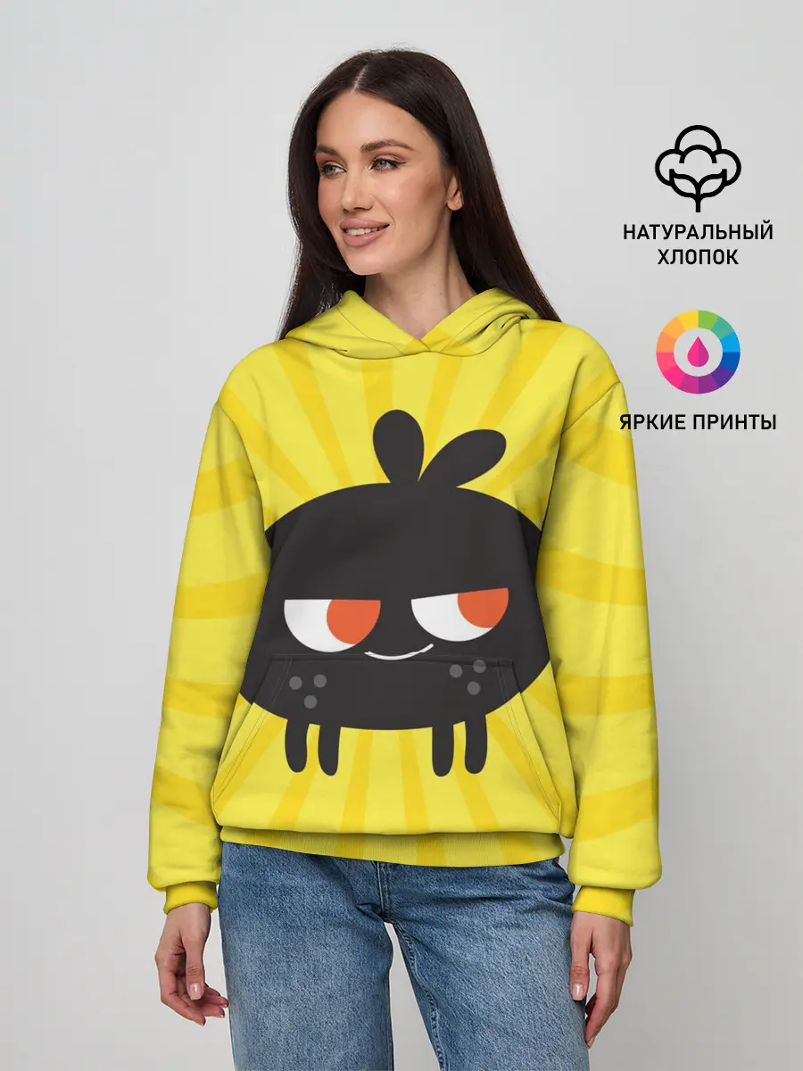 Женское худи / Toca Boca Yellow