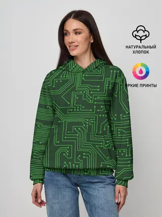 Женское худи / Печатная плата