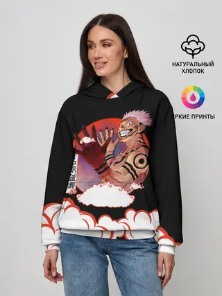 Женское худи / Рёмен Сукуна Магическая битва