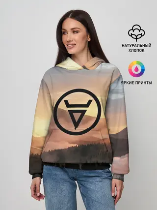 Женское худи / ВЕЛЕС | РУНЫ | RUNES