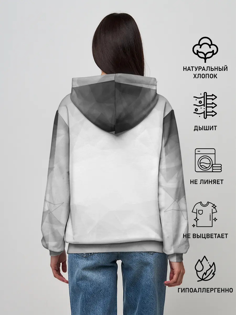 Женское худи / SKULL BY VIK CANEMIRA