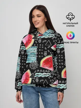 Женское худи / сладкий арбуз