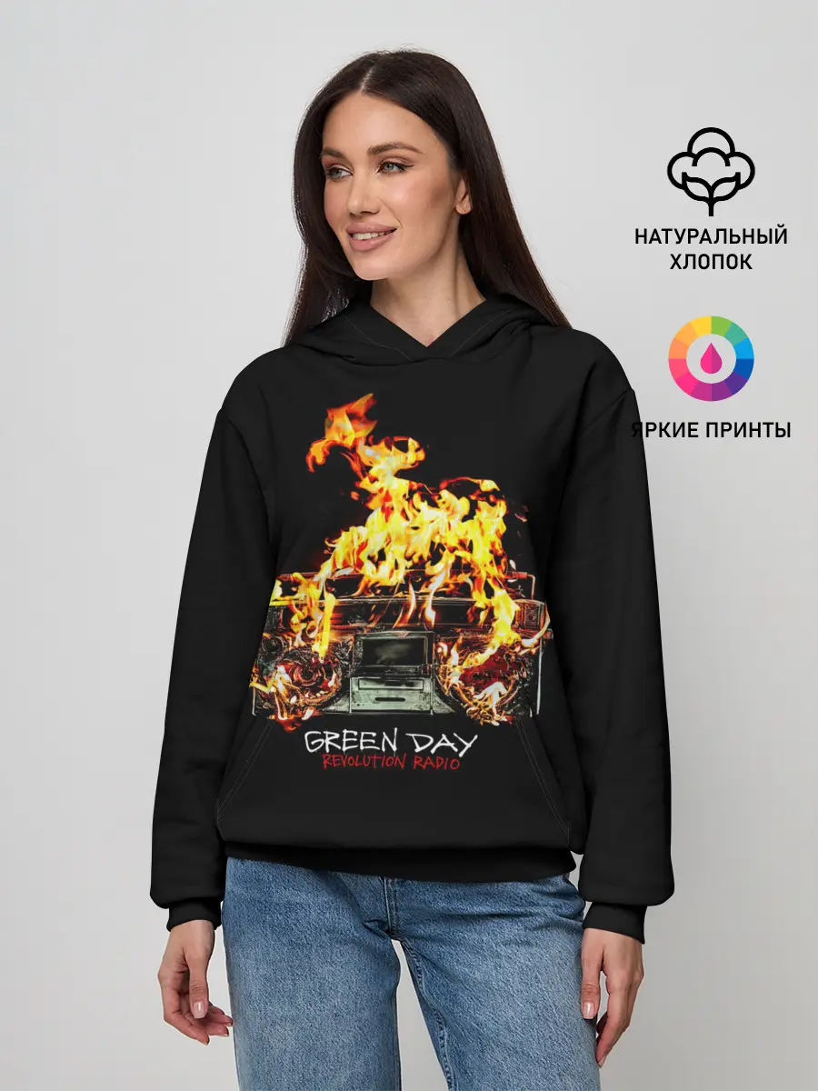 Женское худи / Revolution Radio Green Day