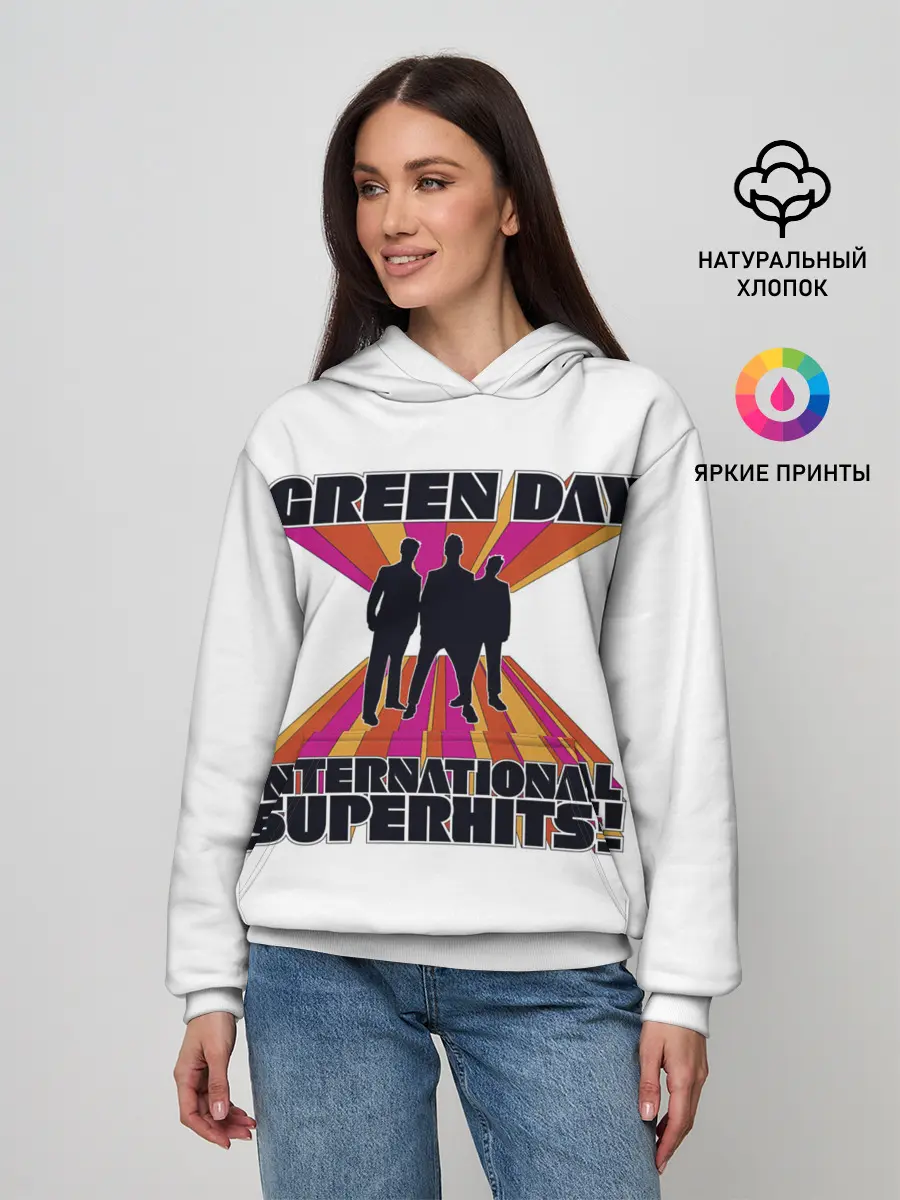 Женское худи / International Superhits! Green Day
