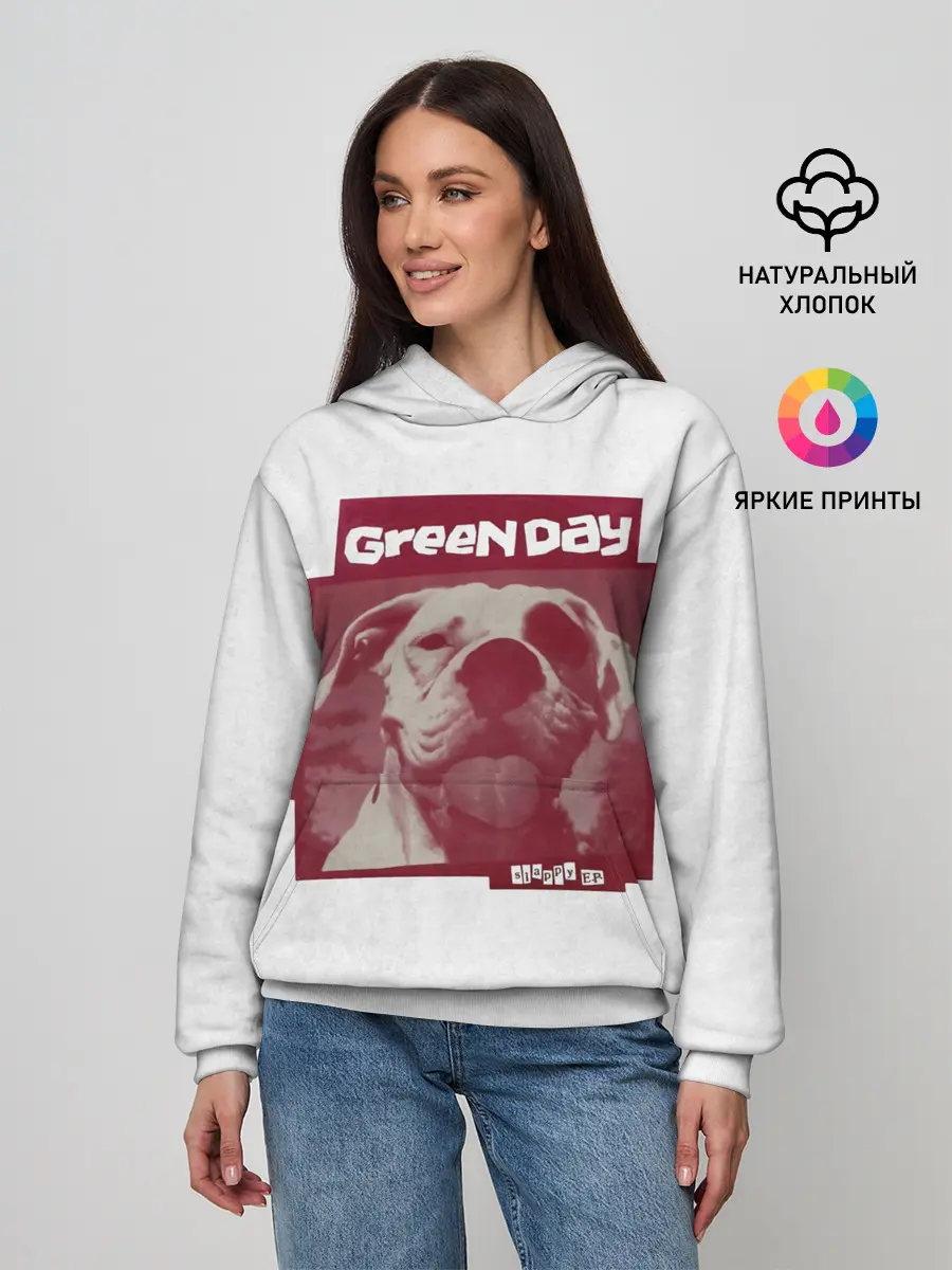 Женское худи / Slappy - Green Day