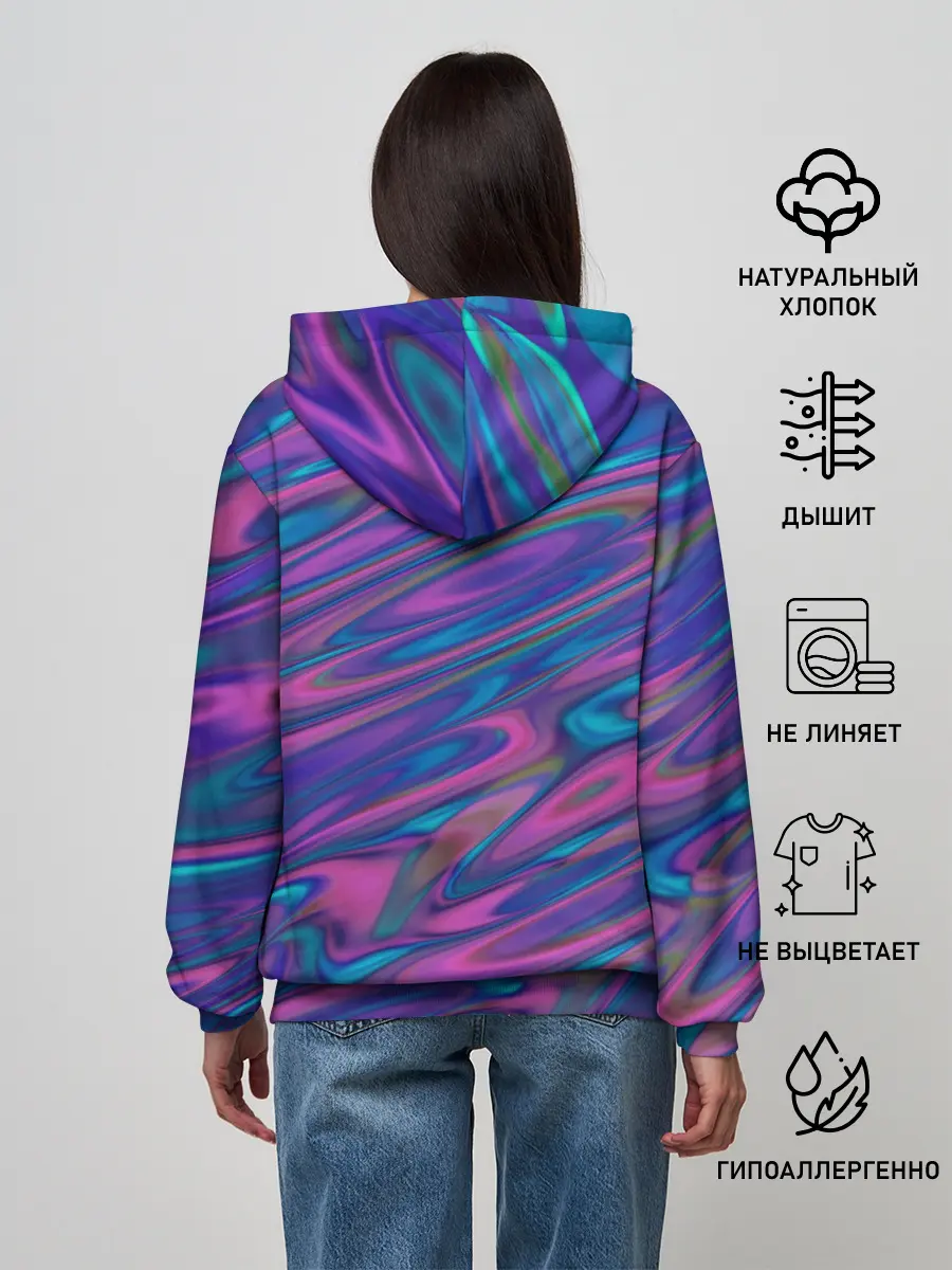 Женское худи / Glitch EFFECT