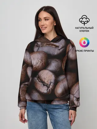 Женское худи / Кофейные зёрна