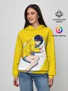 Женское худи / Yellow egg. Oto Ai