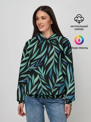 Женское худи / Растительный орнамент
