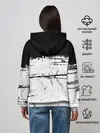 Женское худи / ИСПАЧКАННЫЙ КРАСКОЙ