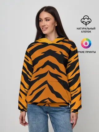Женское худи / Шкура тигра